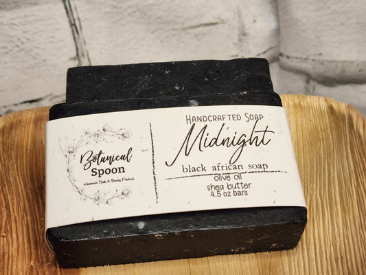 Midnight Black Bar Soap