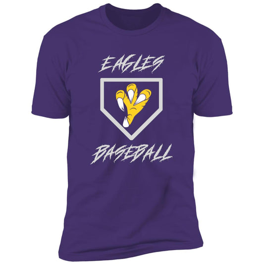 Talons Out Eagles Baseball Premium Short Sleeve T-Shirt Purple